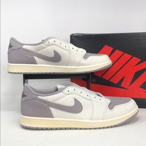 Nike Air Jordan 1 Retro Low OG Atmosphere Grey CZ0790-101 Men’s Shoes - Size 14